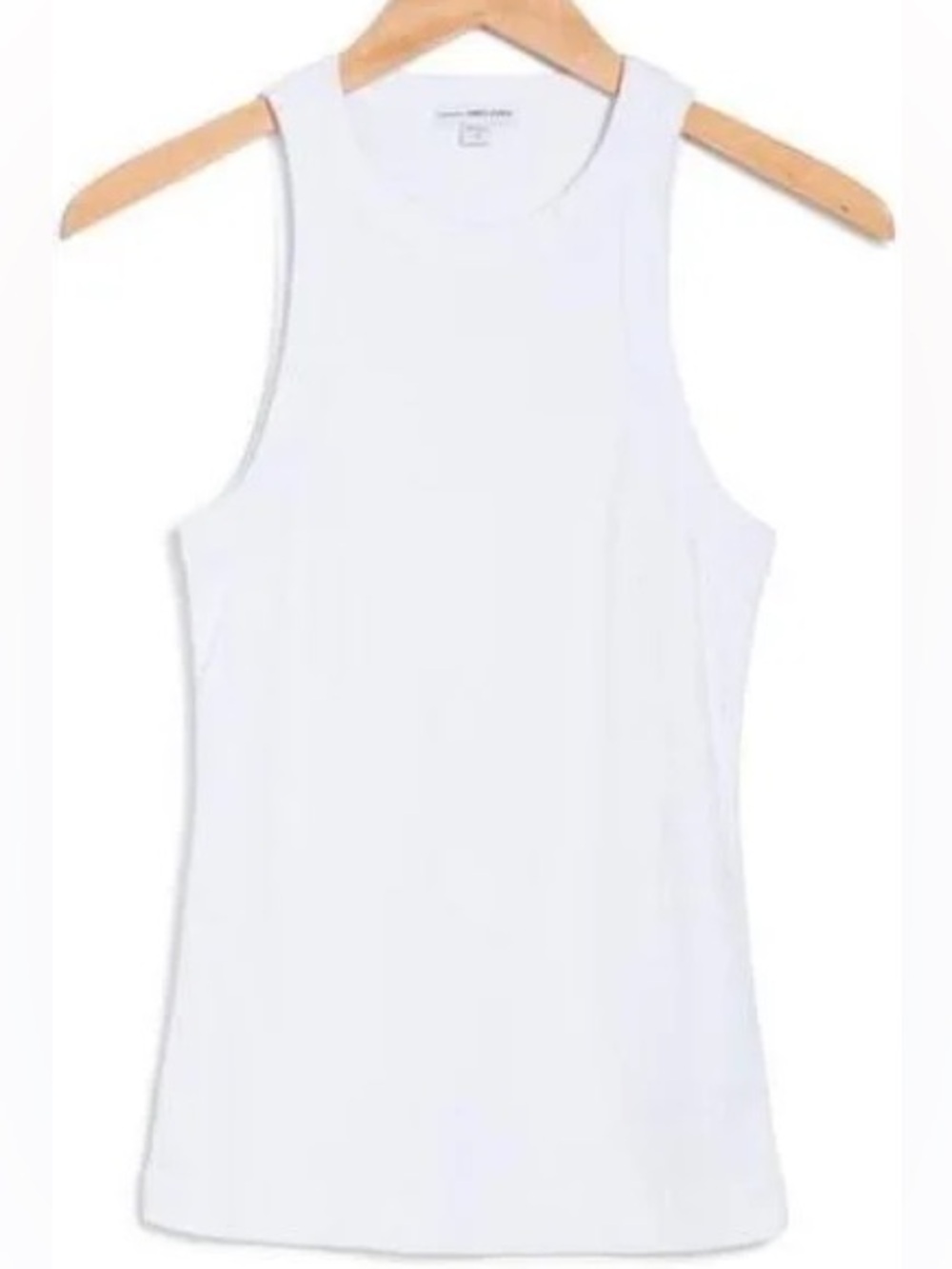 NWT James Perse cotton cutaway ribbed tank size 0 - Picture 3 of 4